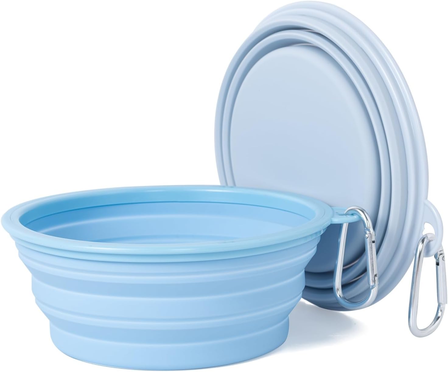 Collapsible silicone pet bowl