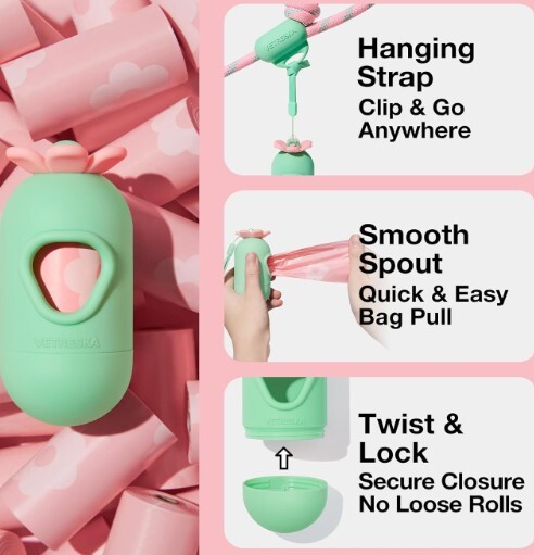 Poo Bags with Dispenser